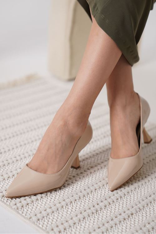 Monica Nude Rugan Kadın Stiletto