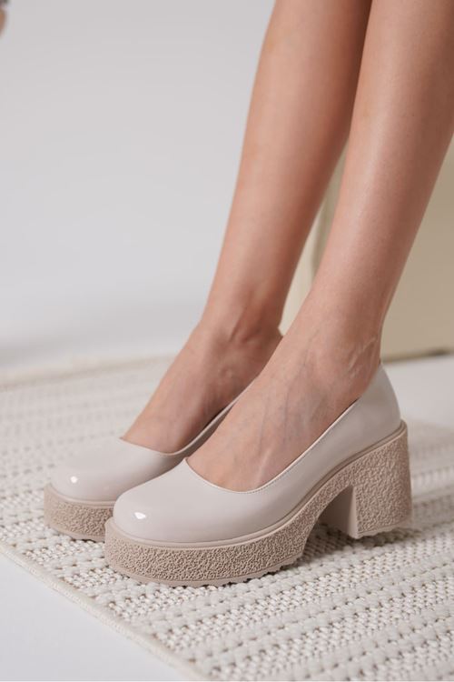 Talya Kadın Bej Rugan Günlük Ayakkabı