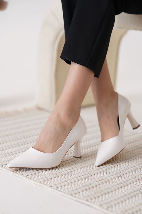 Alexandra Kadın Beyaz Stiletto