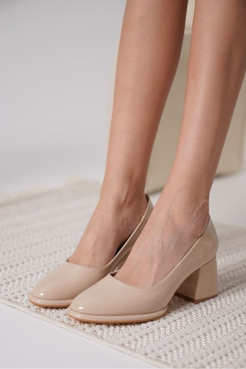 Candie Nude Rugan Kadın Stiletto