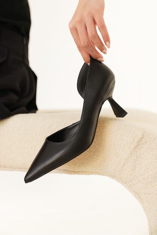 Seraphine Kadın Mat Siyah Topuklu Ayakkabı