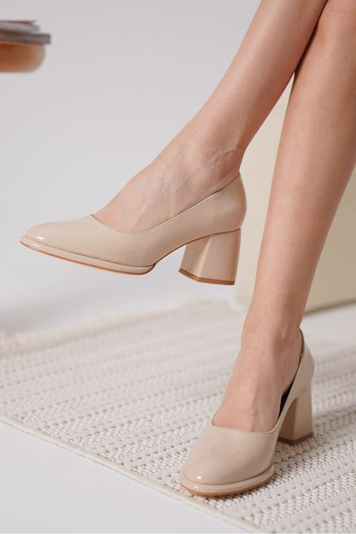 Candie Nude Rugan Kadın Stiletto