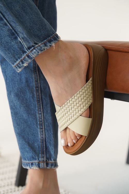 Fayn Bej Hakiki Deri Terlik