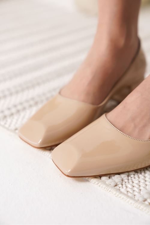 Anita Nude Rugan Kadın Topuklu Ayakkabı