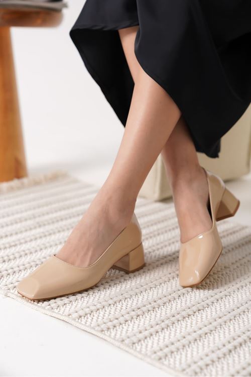 Anita Nude Rugan Kadın Topuklu Ayakkabı