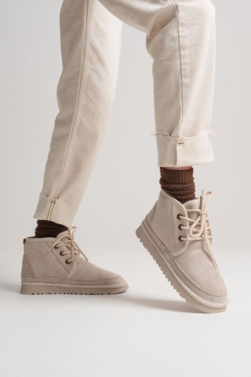 Daria Kadın Kışlık Bej İçi Kürklü Bot