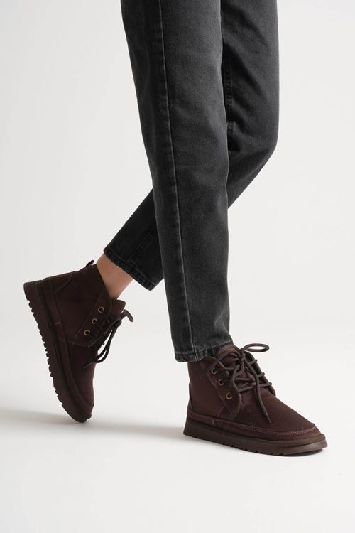 Daria Kadın Kışlık Acı Kahve İçi Kürklü Bot