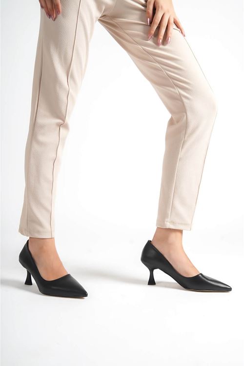 Kadın Siyah Topuklu Ayakkabı EATR08MS03A