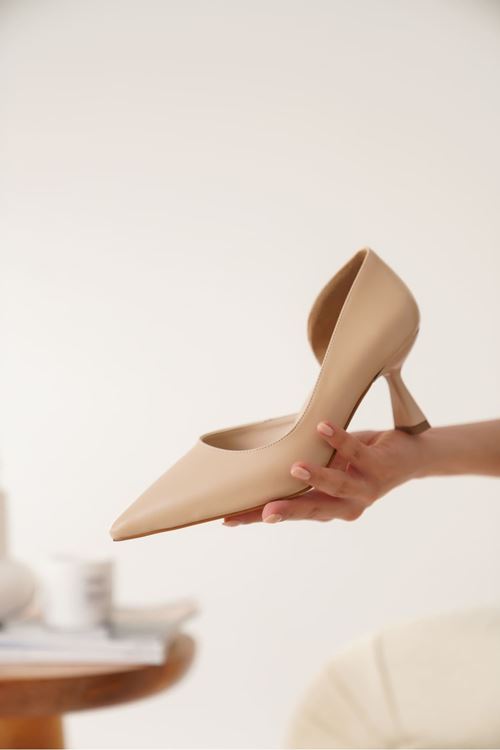 Seraphine Kadın Nude Cilt Topuklu Ayakkabı