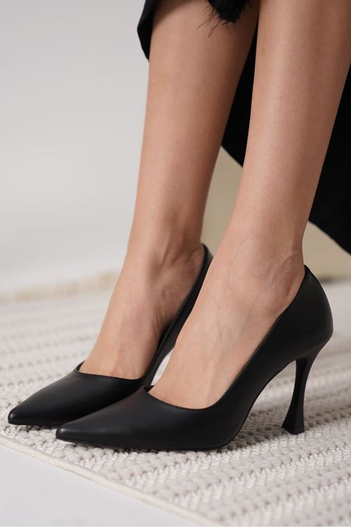 Blade Mat Siyah Kadın Stiletto