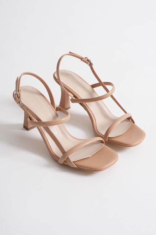 Monya Kadın Nude Topuklu Sandalet