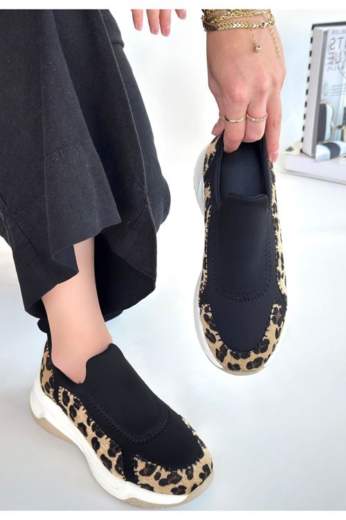 Kendy Leopar Süet Spor Ayakkabı