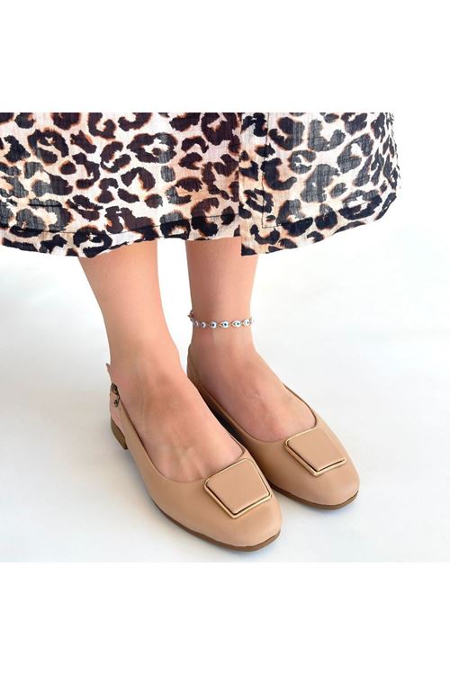 Canka Nude Cilt Babet Ayakkabı