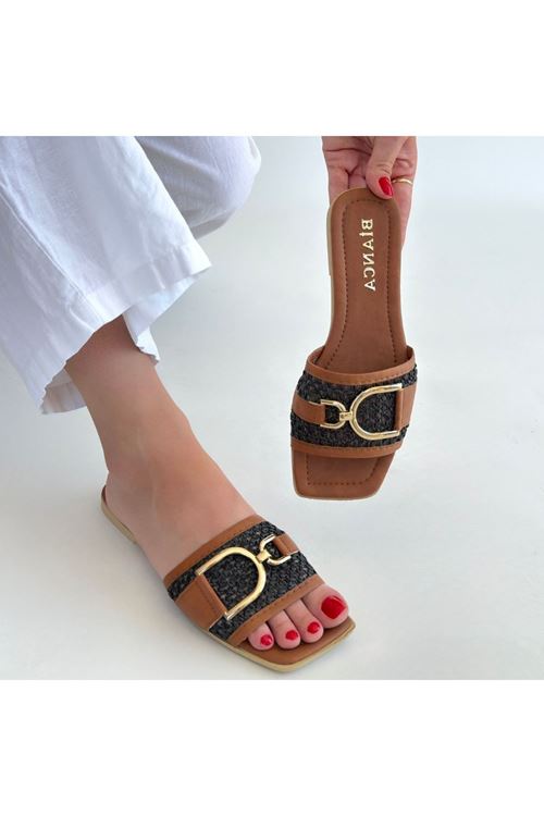 Pıer Siyah Cilt Terlik