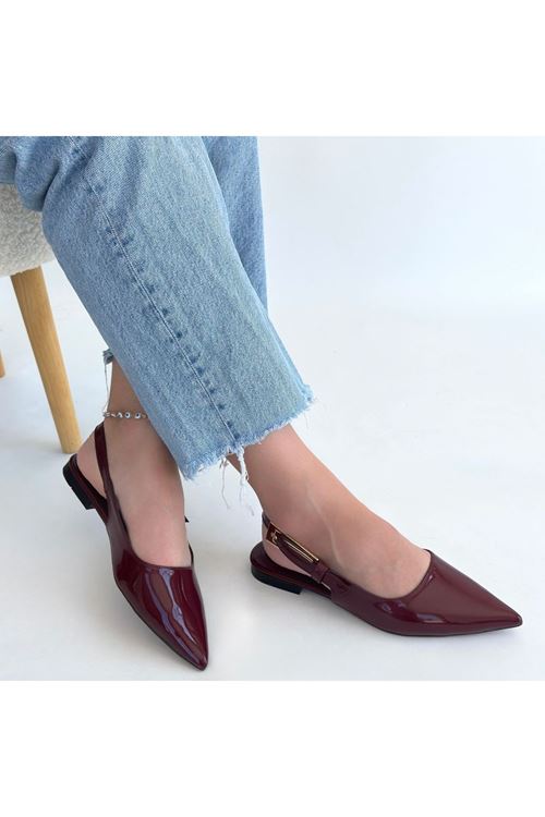 Ummar Bordo Rugan Babet Ayakkabı