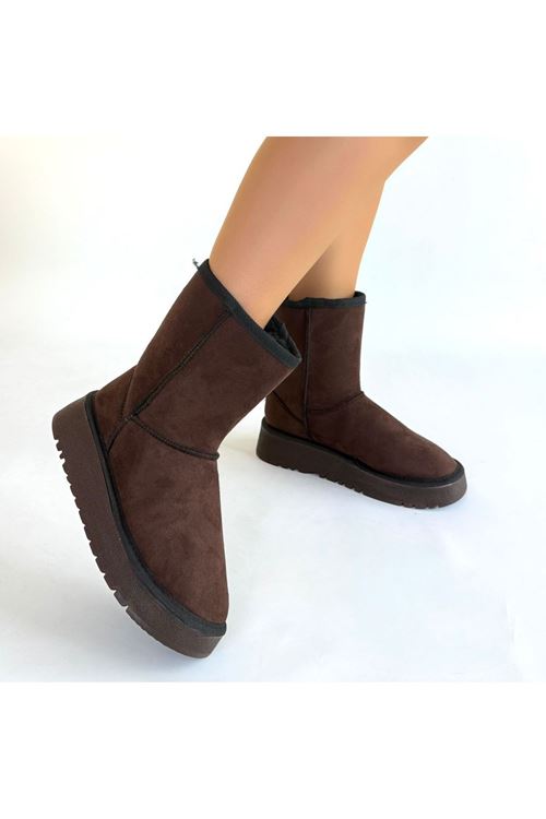 Sophia Kahverengi Süet Bot