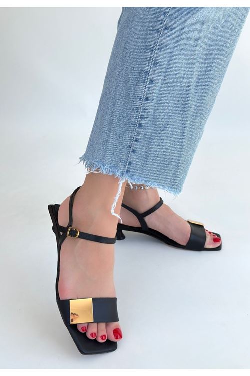 Zıan Siyah Topuklu Ayakkabı