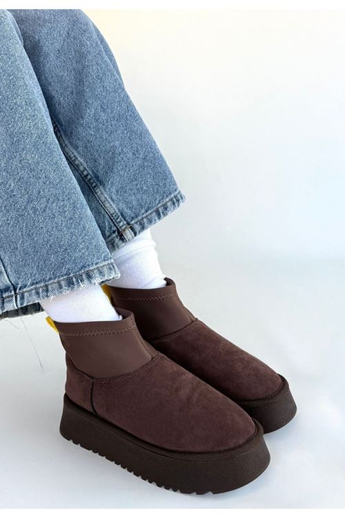 Cuen Kahverengi Süet Bot