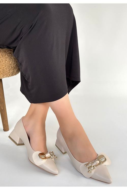 Jies Bej Topuklu Ayakkabı