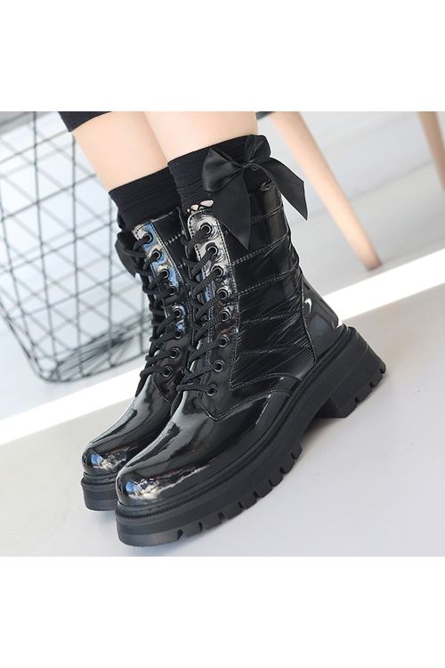 Josse Siyah Rugan Bağcıklı Bot