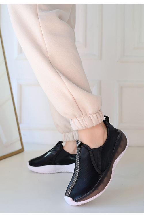 Hılly Siyah Paraşüt Spor Ayakkabı