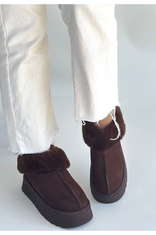 Edali Kahverengi Süet Bot