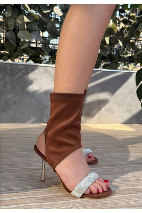 Brit Kahverengi  Süet Booite