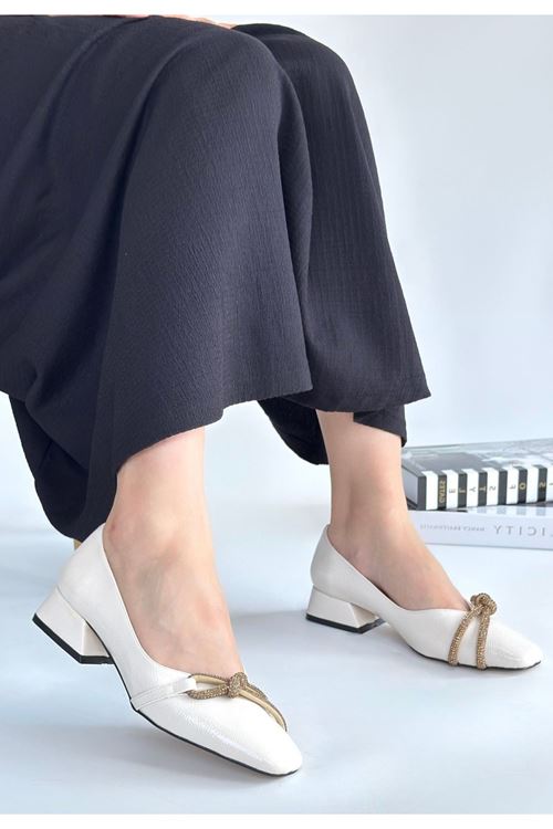 Estay Ten Rugan Topuklu Ayakkabı