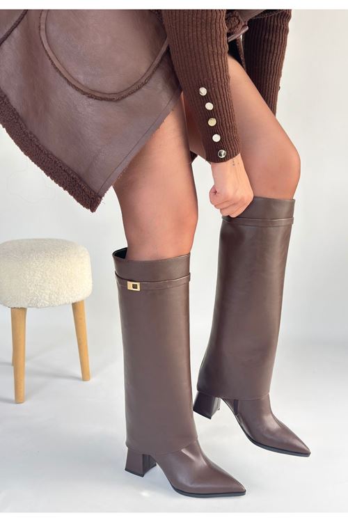 Jike Kahverengi Cilt Tak Çıkar Çizme