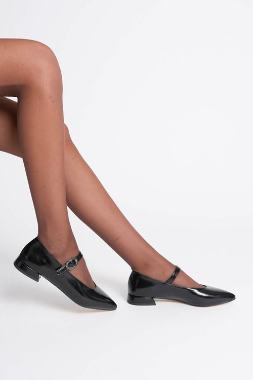 Meredith Kadın Siyah Günlük Kısa Topuklu Ayakkabı