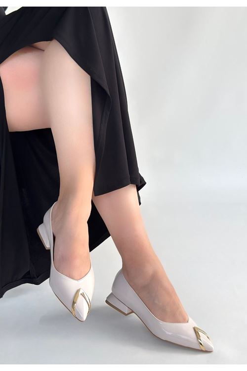 Goes Bej Rugan Babet Ayakkabı