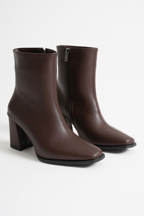 Kadın Acı Kahve Topuklu Bot SHTR08MK02C