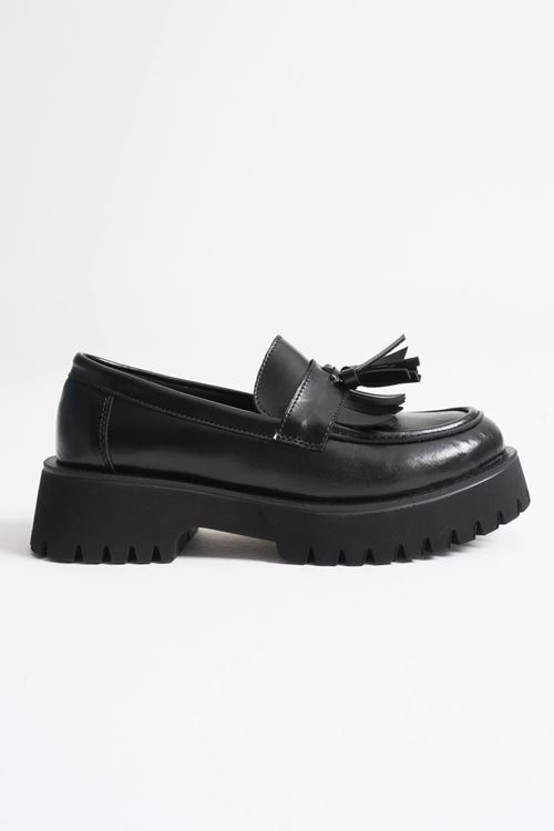 Mina Kadın Günlük Siyah Loafer Ayakkabı
