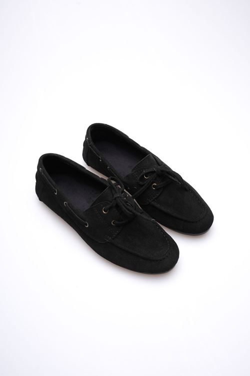 Kadın Siyah Günlük Süet Ayakkabı EATR27MS06A