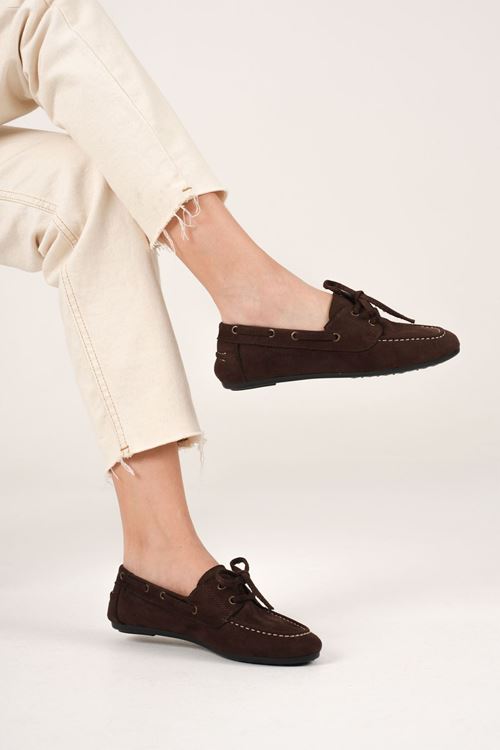 Kadın Acı Kahve Günlük Süet Ayakkabı EATR27MS06E