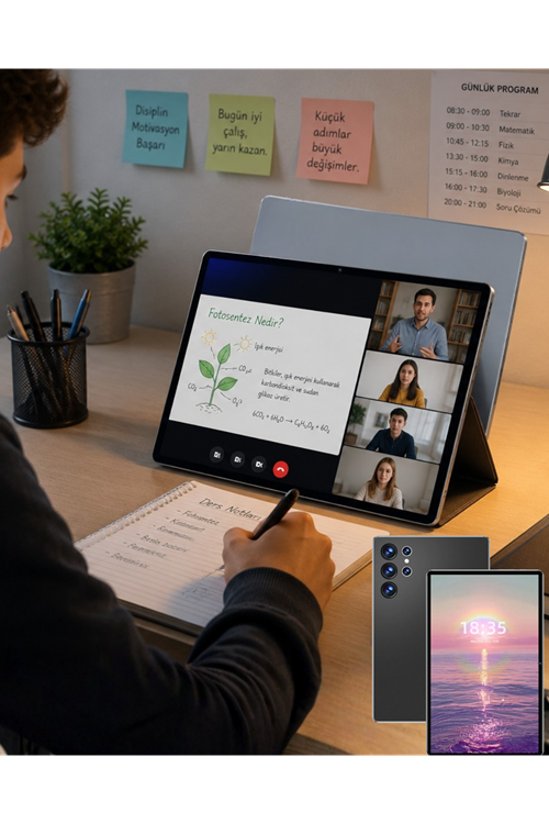 Android Tablet 10.1 HD Ekran 16GB RAM 1TB Depolama WiFi Destekli