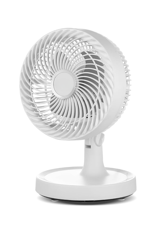 Mini Masaüstü Vantilatör Sessiz Çalışan 2 Kademeli Fan Otomatik Salınımlı