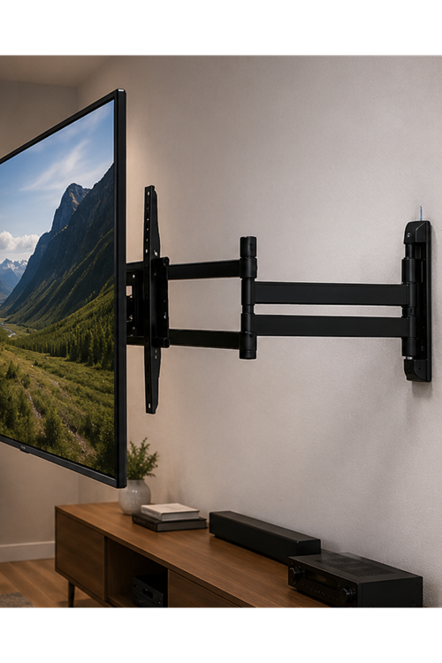 Çift Kollu TV Askı Aparatı Hareketli LCD LED Televizyon Askılığı