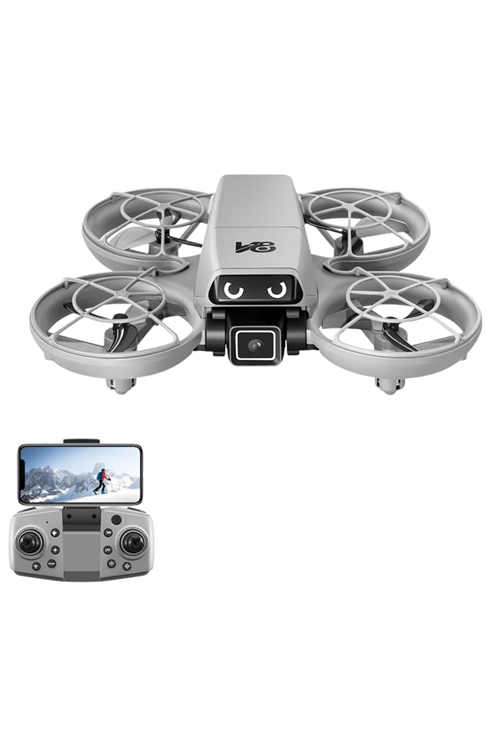LED Işıklı Mini Drone Kameralı Headless ve APP Destekli