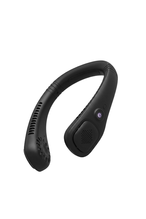 USB Şarjlı 360 Derece Serinlik Sunan Taşınabilir Boyun Fanı