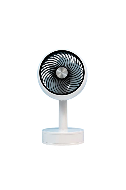 Sessiz Çalışan Şarjlı Mini Fan Masa ve Araç Kullanımına Uygun