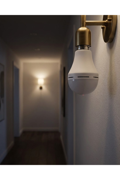 35W Şarjlı LED Ampul E27 Duy 6500K Beyaz Işık Kesintisiz Aydınlatma