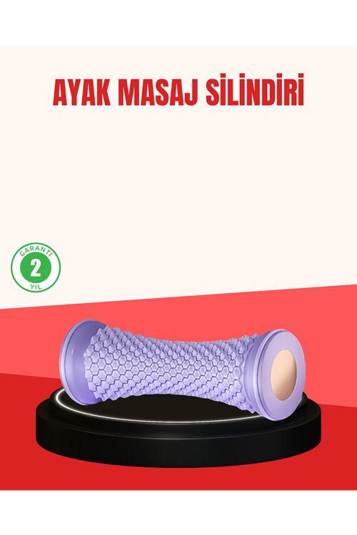Ayak Masaj Silindiri Derin Doku Masajı Kirpi Topu Akupunktur Etkili