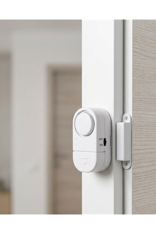 Kapı Pencere Alarmı Manyetik Sensörlü 90 dB Güçlü Sesli Güvenlik Alarm Sistemi