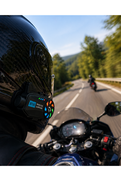 Motosiklet Kask Kamera Sistemi Gece Görüş Destekli Bluetooth ve Uzun Pil