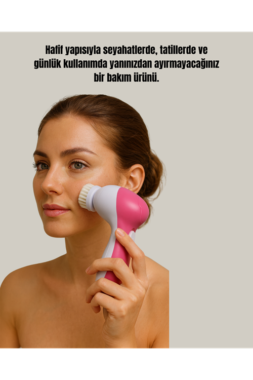 Fırçalı Yüz Temizleme ve Spa Masaj Cihazı