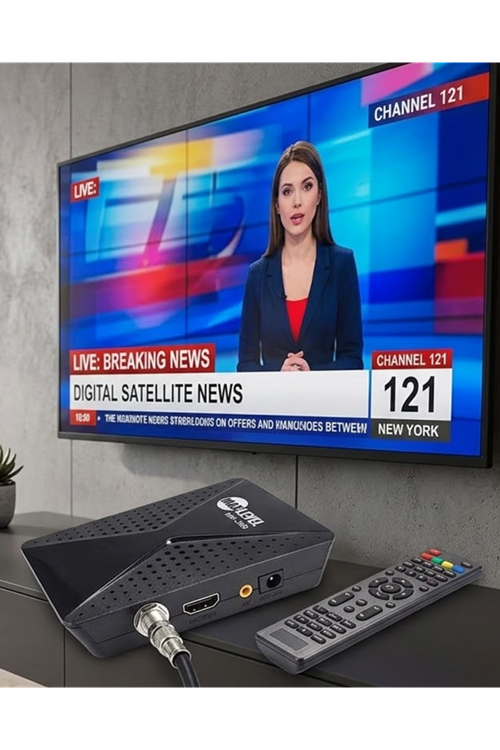 HD Uydu Alıcısı Full HD Görüntü HDMI USB WiFi Destekli