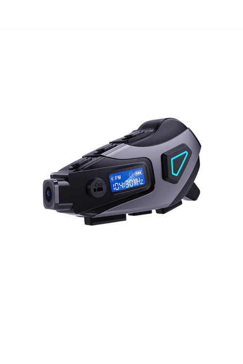 Motosiklet Kask Kulaklığı Bluetooth 5.3 Kamera ve FM Radyo Destekli
