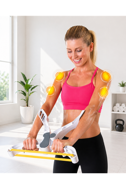 Taşınabilir Direnç Bantlı Ev Fitness Kol Güçlendirme Aleti