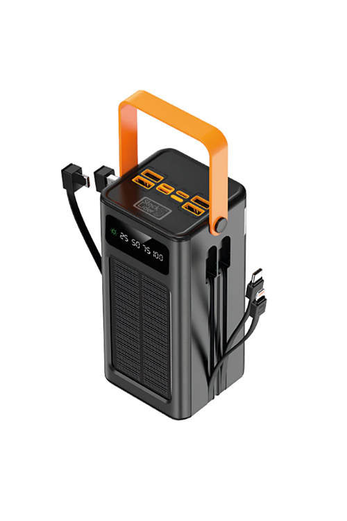 Çok Amaçlı Solar Powerbank Yüksek Kapasiteli Taşınabilir Şarj Cihazı 80.000